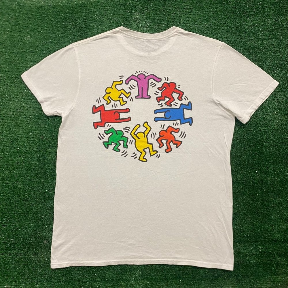 Keith Haring Dancing Circle T-Shirt Pop Art Icons Figures Artist